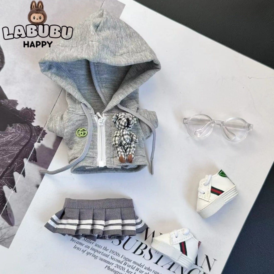 POP MART Labubu Replacing Clothes Set, Labubu Outfit GUCCI (No Dolls)