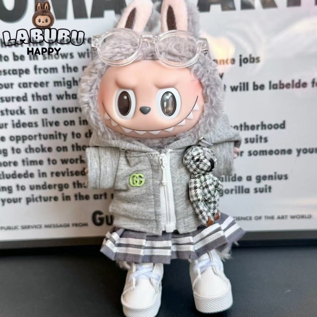 POP MART Labubu Replacing Clothes Set, Labubu Outfit GUCCI (No Dolls)