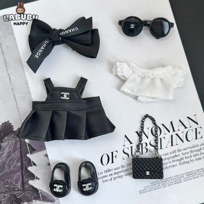 POP MART Labubu Replacing Clothes Set, Labubu Outfit Chanel (No Dolls)